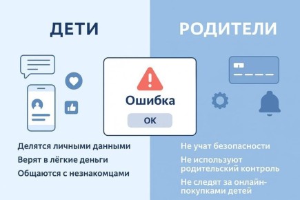 Названы ошибки детей и родителей, облегчающие жизнь мошенников